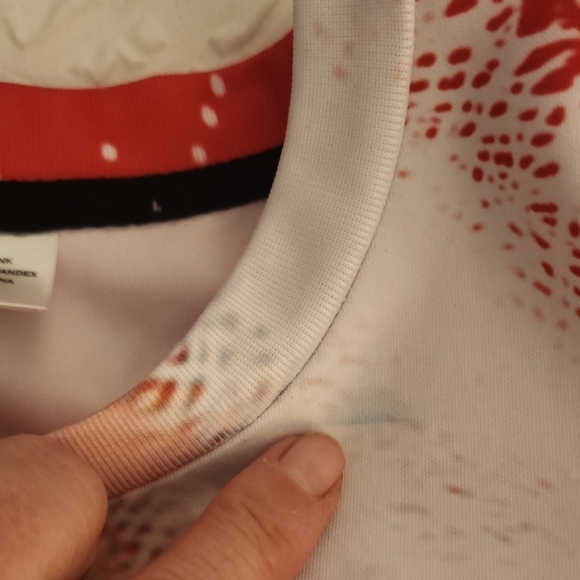 Festive Santa Claus Illusion Sweater - Red - Picture 3 of 3